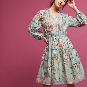 Anthropologie Tupelo Floral Dress